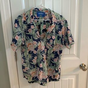 Chubbies Hawaiian polo large